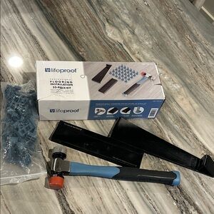 LifeProof Flooring Installation Kit with Blue & Orange Hammer. Install LVP easy